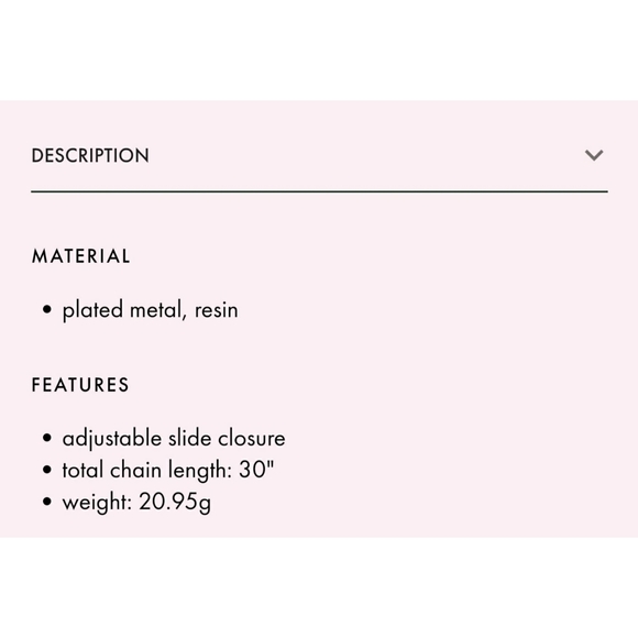 Kate Spade BNWT Tutti fruity cherry linear necklac - Picture 8 of 8